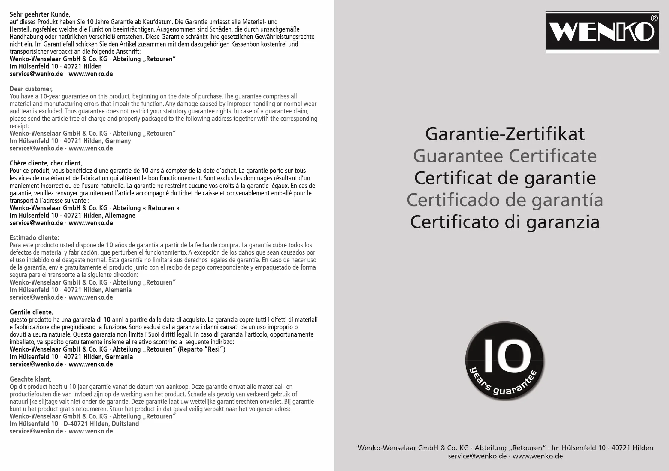 WENKO Anello per asciugamani Mezzano - Portasalviette, Acciaio inossidabile, 16 x 18 x 5.5 cm, Lucido