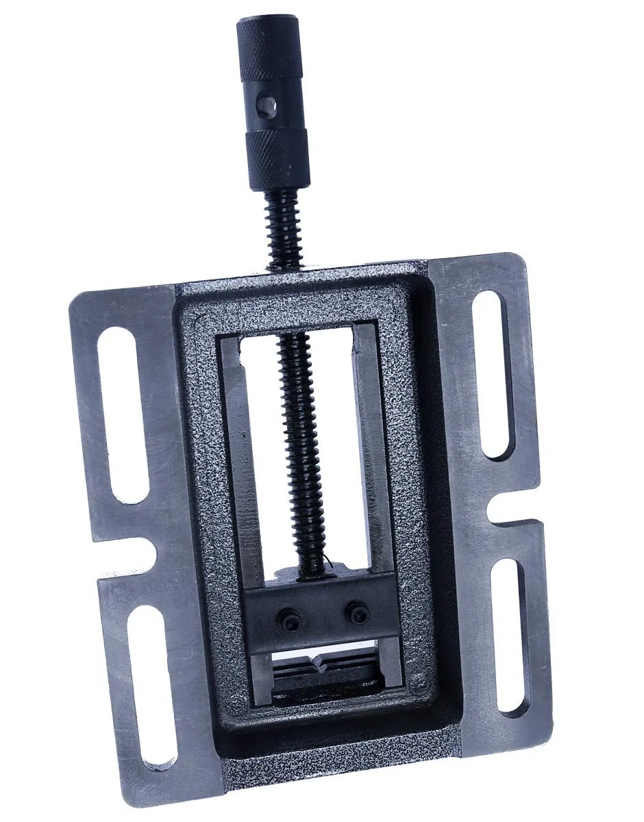 TOPWAY Morsa per Trapano da Banco a Colonna 4" 100mm Tipo Tedesco di Precisione Professionale Morsa per Trapano a Colonna per Fresatrice 403254