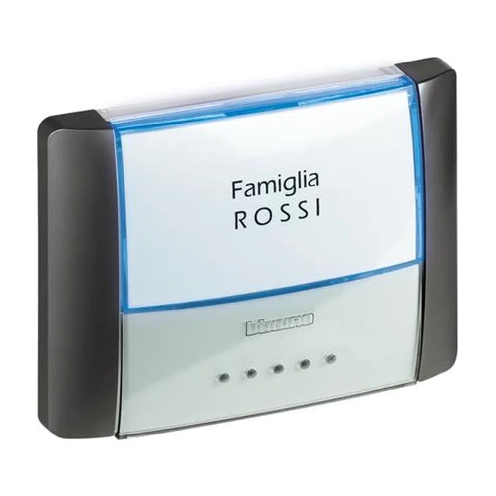 BTicino Idrobox Pulsante Targa IP55, Antracite