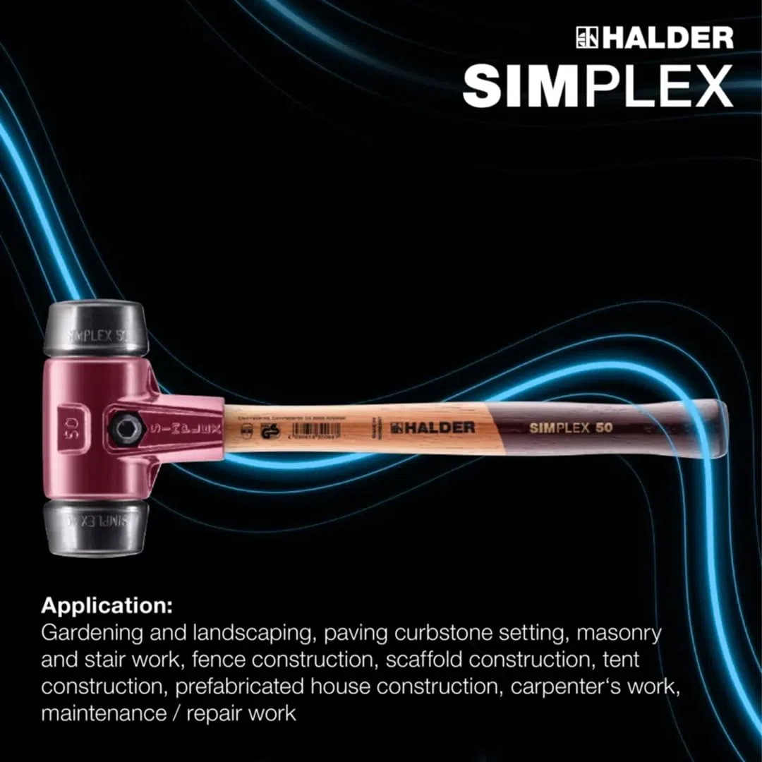 Halder - Martello Simplex 40 Mm Gomma