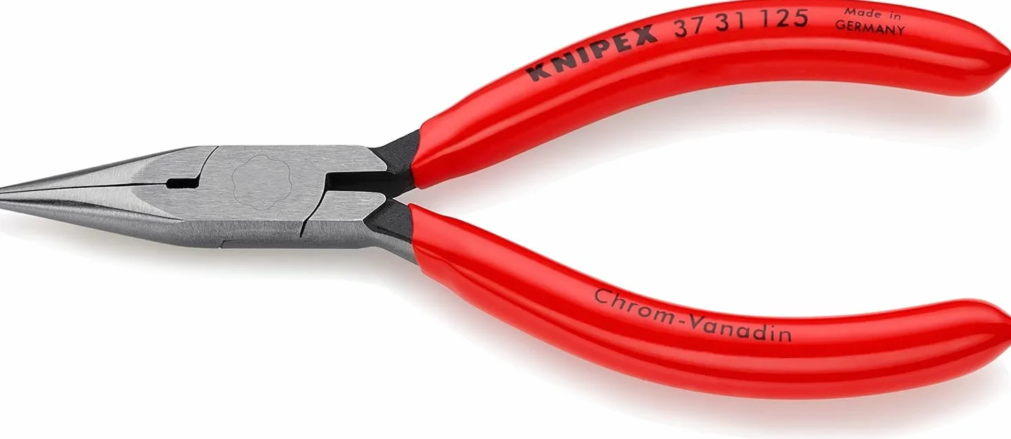 KNIPEX Pinza prensile per meccanica fine rivestiti in resina sintetica 125 mm, 37 31 125