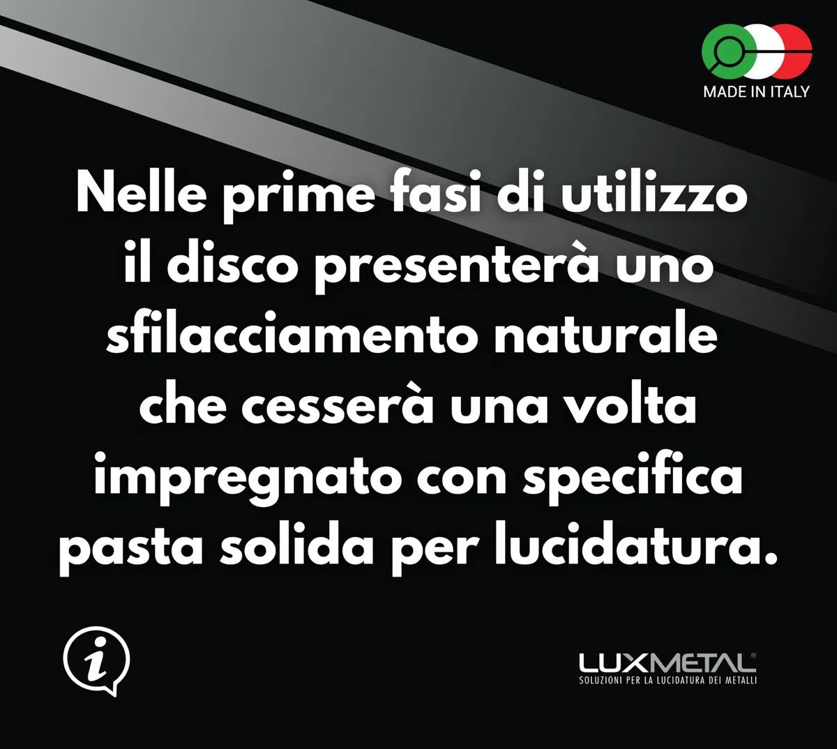Lux Metal Kit 2 Disco lucidatura in Feltro Cotone 150 mm Foro 12,7 mm Set Dischi Lucidare A Specchio Alluminio Acciaio Inox Metalli Ruota Lucidante Per Trapano Mola Ottone Rame Legno Marmo Plexiglass