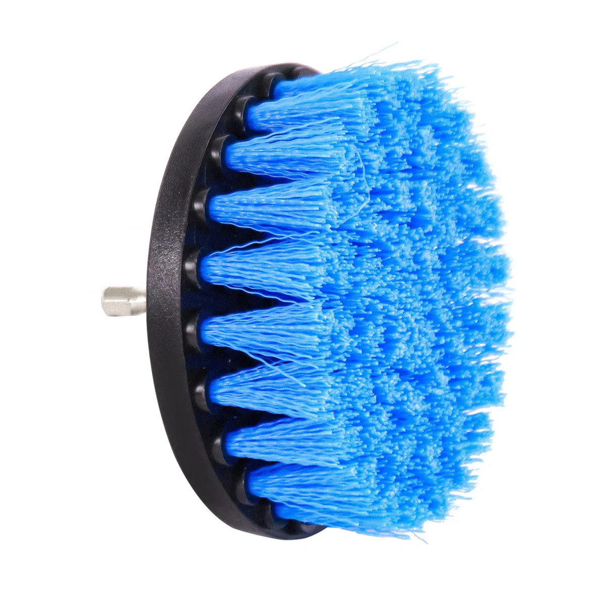 WERKFIX Set 6 Spazzole per Trapano Elettrico. Set di Spazzole con Setole Blu Medie per Pulizia Legno Piastrelle e Ceramica Plastica Pavimenti Cucina. kit di spazzole per pulizia.