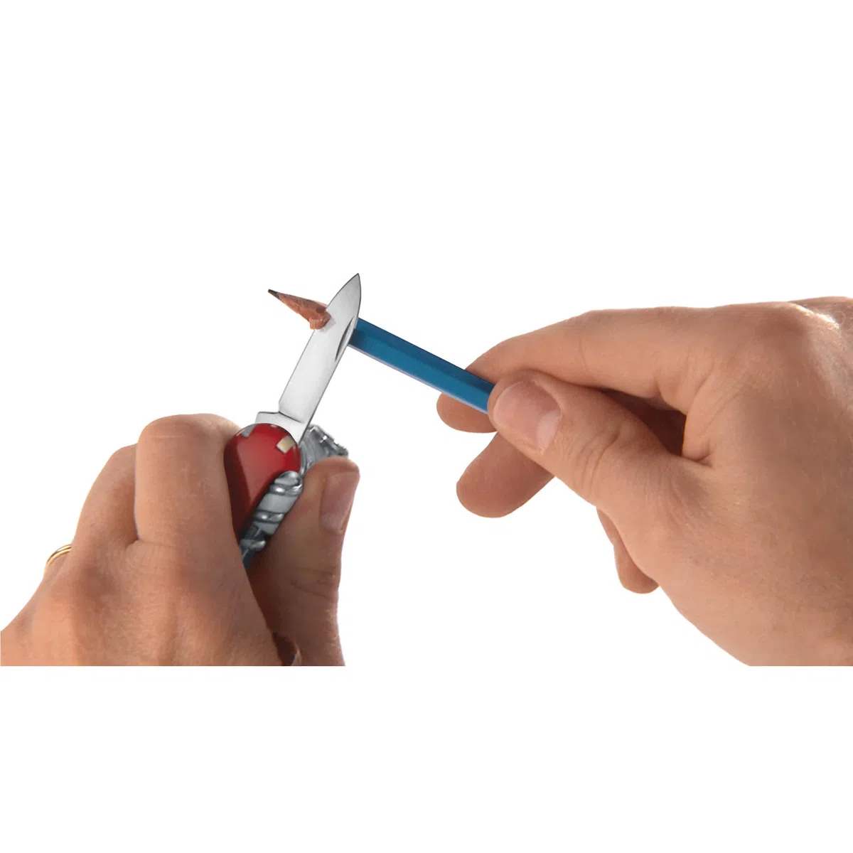 Victorinox, Camper, Coltellino Svizzero, Originale, Multiuso, Campeggio, 13 Funzioni, Lama, grande, Cavatappi, Rosso, Confezione Pieghevole