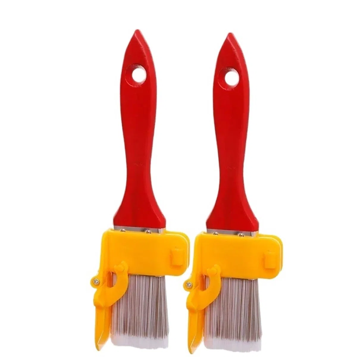 Pennello per pittura con manico per bordi nascosti, separazione dei colori, set da 1/2/3 pezzi