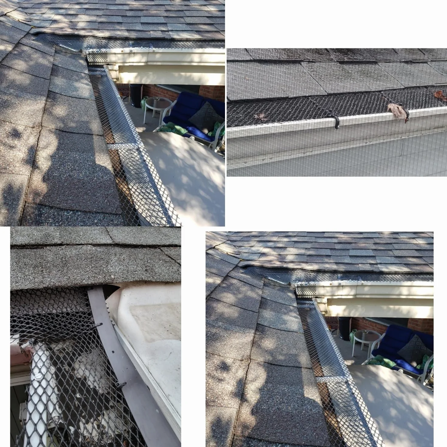 Rete di protezione per grondaie 12,7cm x 6m in alluminio, rete di protezione per grondaie resistente, protezioni per foglie delle grondaie per taglio fai-da-te, protezioni per grondaie dalla pioggia e