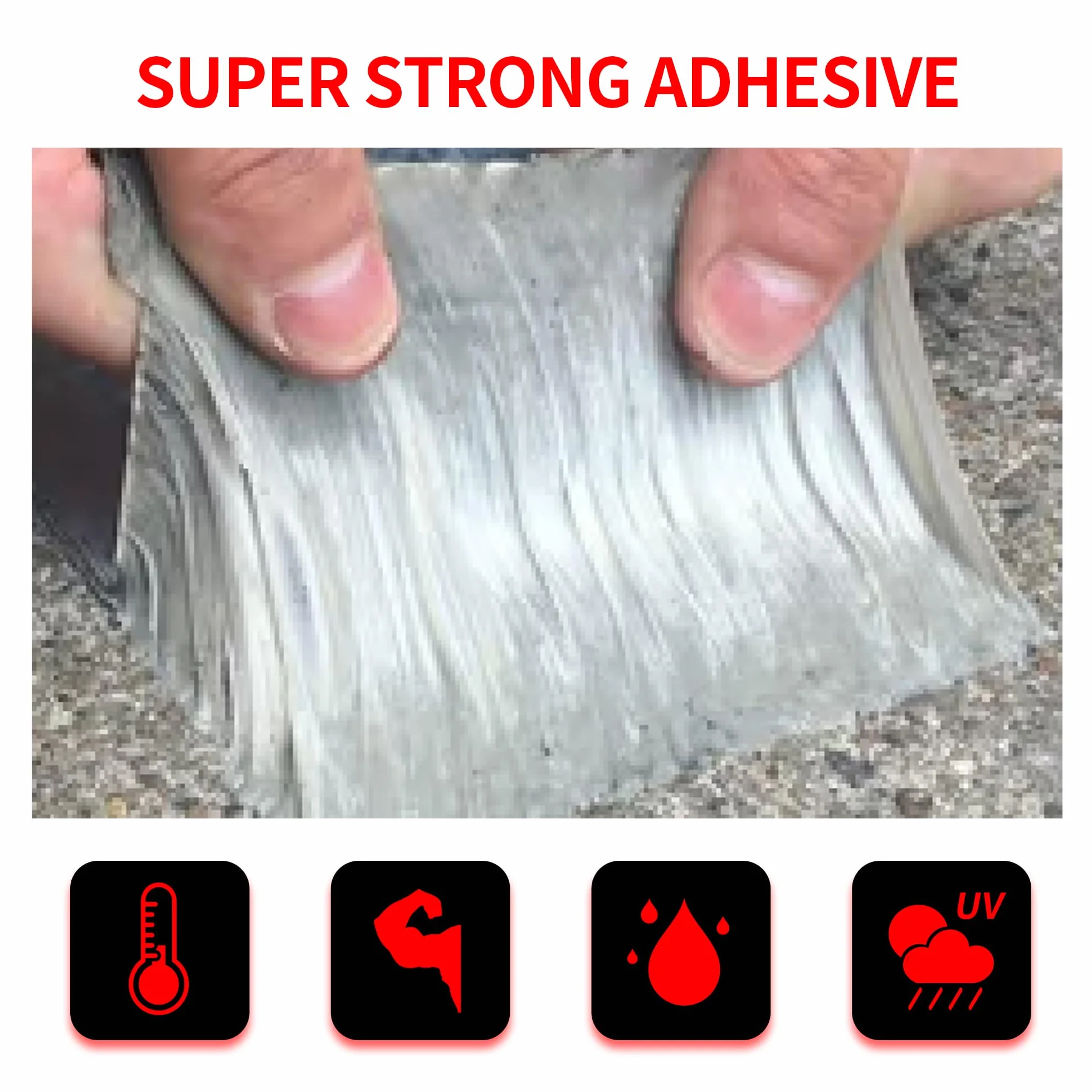 TAPEBEAR nastro butilico 100mm x 5m, impermeabile nastro sigillante autoadesivo in alluminio butilico per riparazione di tetti, grondaie e perdite