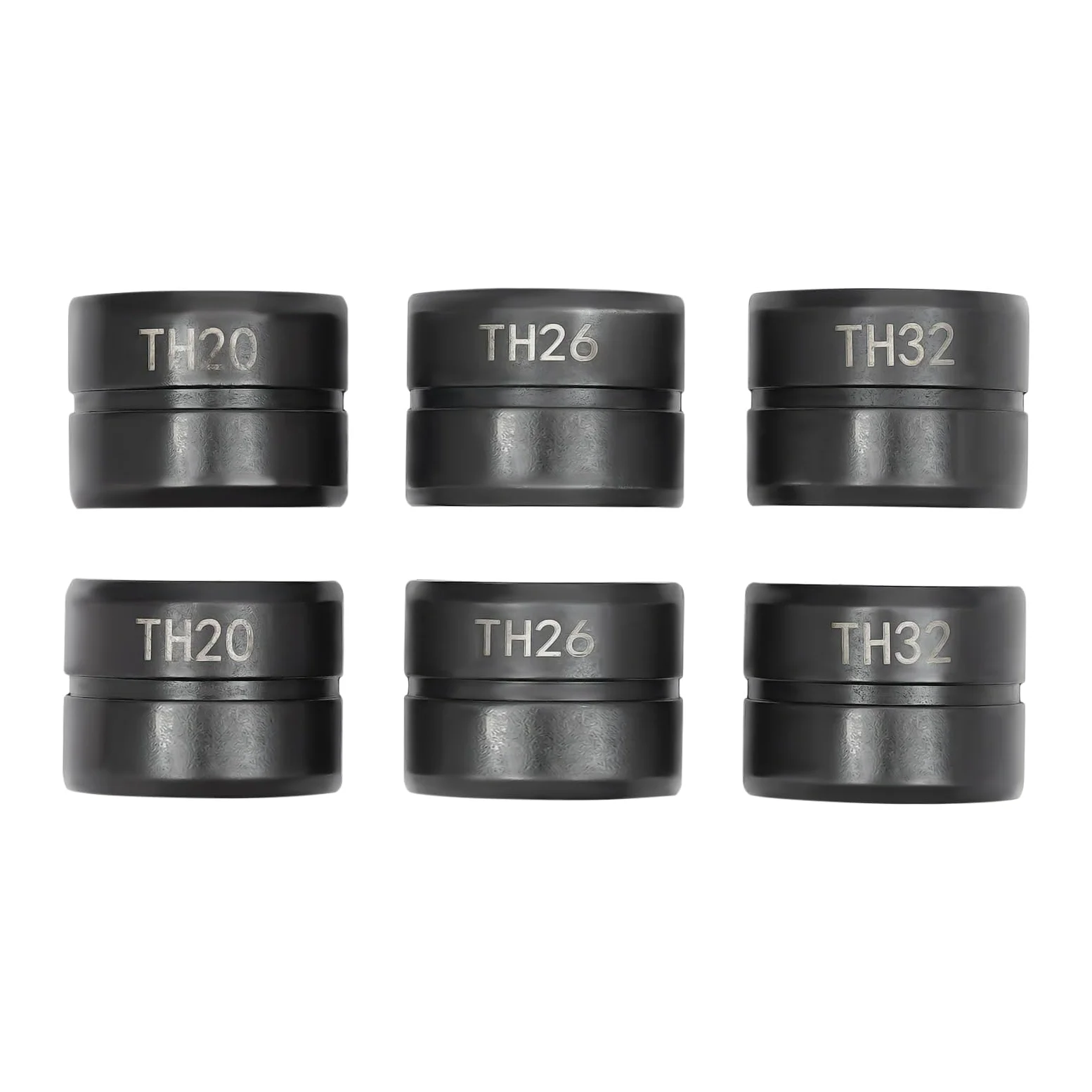 TH16 – 20 – 26 – 32 mm ganasce a pressione professionale con profilo TH per tubo composito di alluminio, plastica, PEX, rame, acciaio inox, manicotti in rame