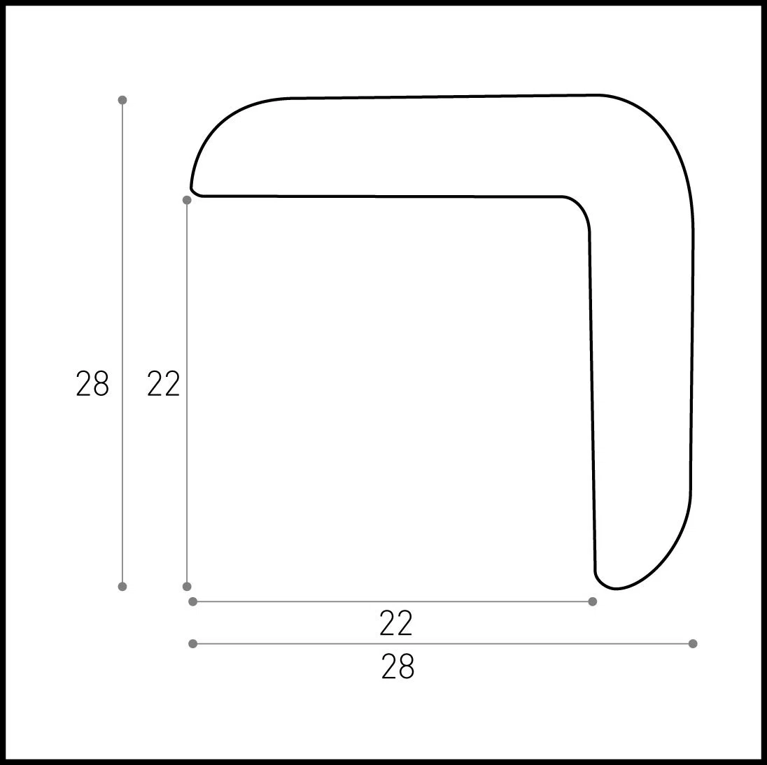 Hobby Legno Paraspigolo in Legno Massiccio Grezzo, Lunghezza Aste 100 cm, Confezione 10 Pz, Totale 10 mt, Made in Italy, mm.35x35, b.28 cm, 100 Pz, Natural, Montaggio Esterno