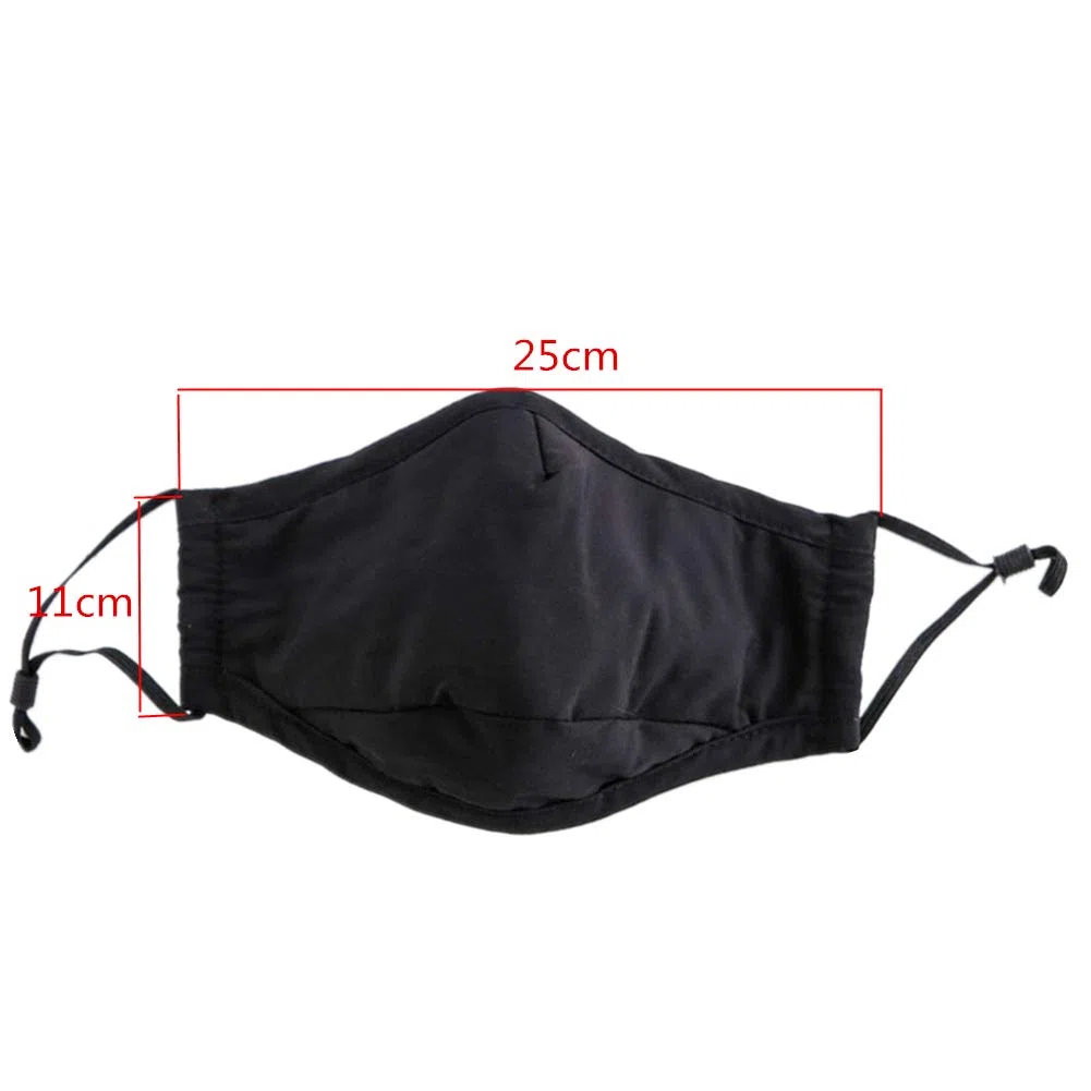 maschere con filtro antipolvere maschera antismog maschere da ciclismo maschera per l'inquinamento del viso maschera per ciclo black,freesize