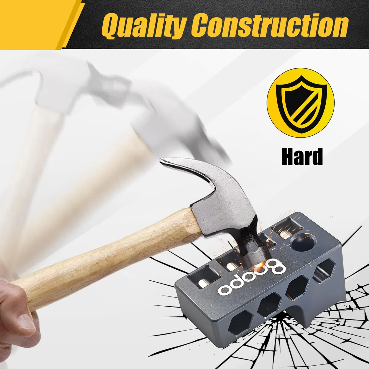Magnetic Hex Bit Holders Fit per Dewalt Wrox Cordless Impacts cacciaviti, potente Magnet Drill Bit Holster Sleeve Organizer, Hex Screw Bit Storage sul lato di Power Drill