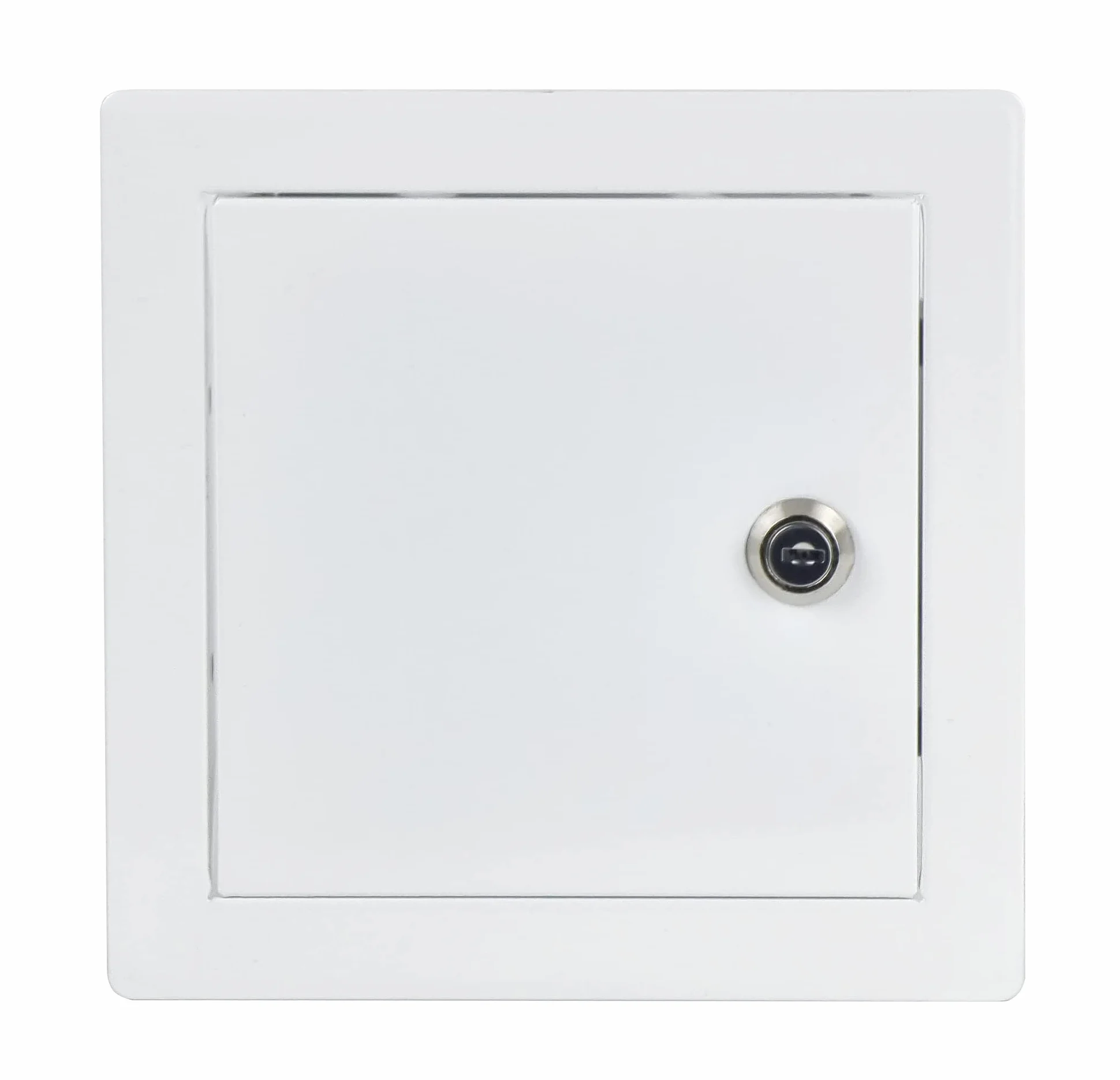 15 x 15 cm, sportello di ispezione bianco con serratura – 150 x 150 mm