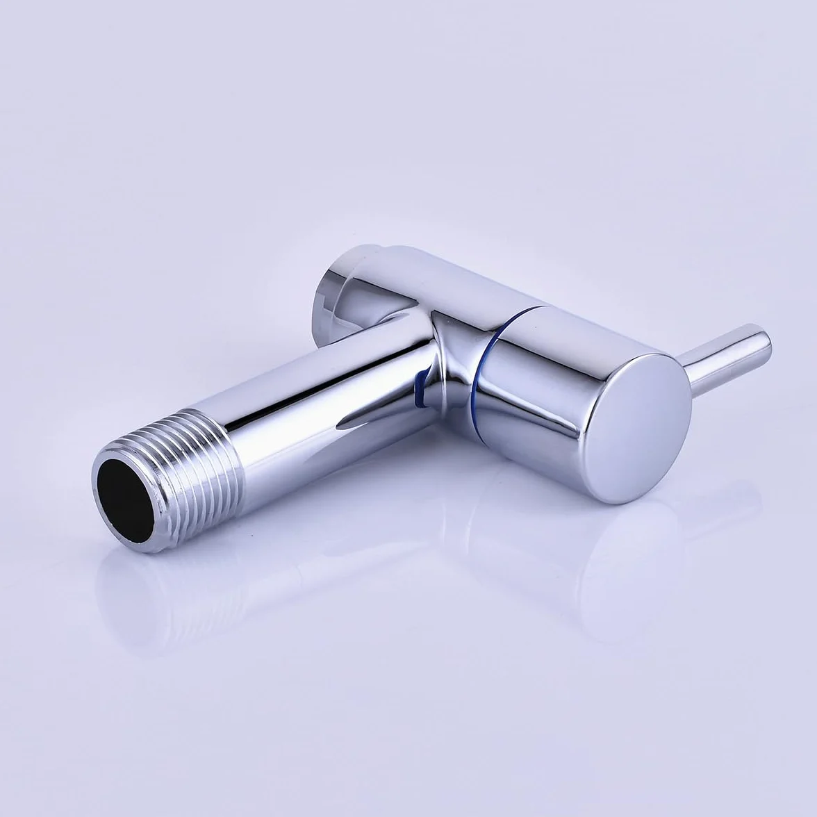 Rubinetto Montato a Parete in Ottone Cromato per Giardino Esterno, Balcone, Mocio, Lavello, Rubinetto per Acqua Fredda, Rubinetti per Bagno e Lavanderia