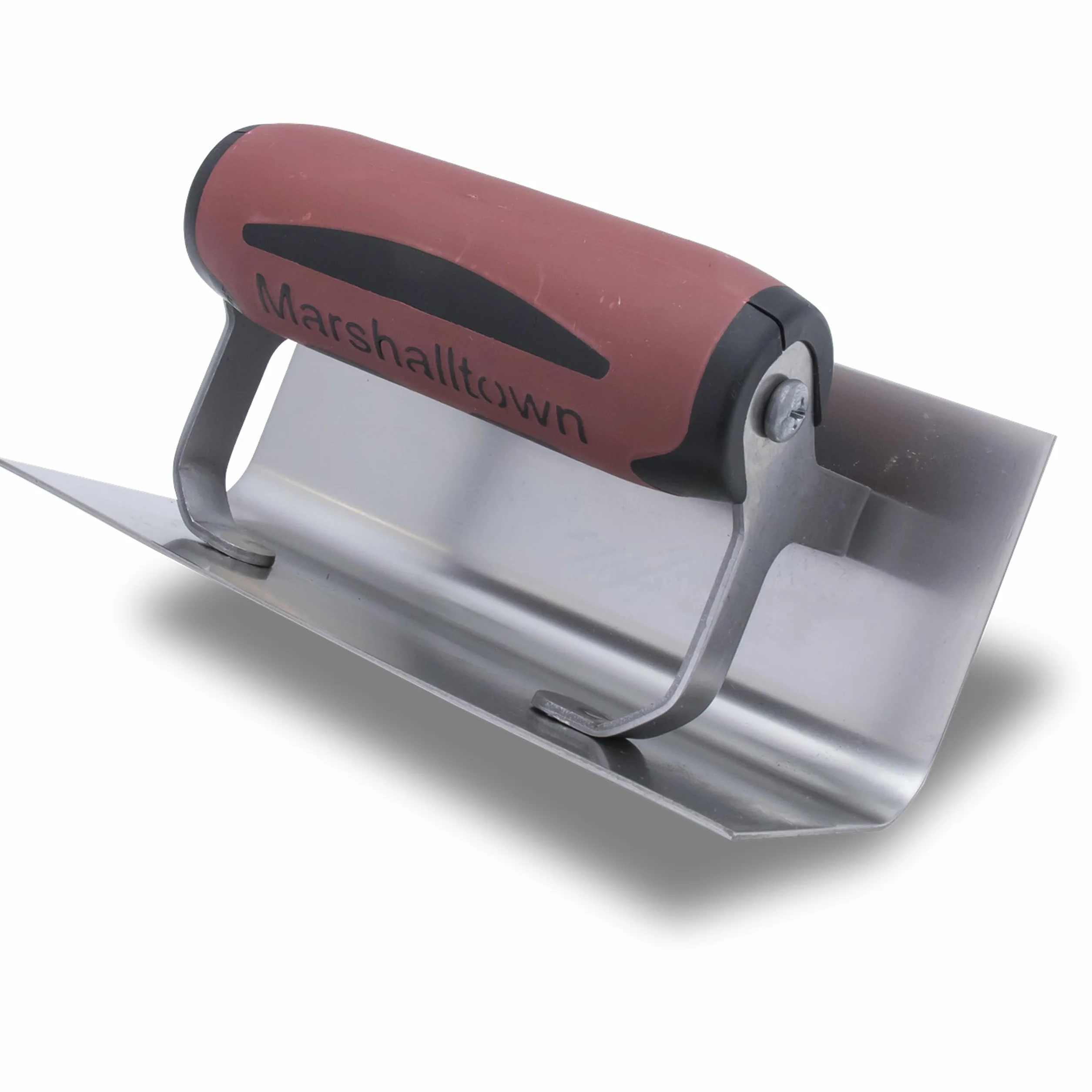 MARSHALLTOWN 66SSD Frattazzo ad Angolo Interno Raggio 13 mm e Manico Durasoft, in Acciaio Inox, per cartongesso e stuccatori, Dimensioni: 152x64 mm, Argento