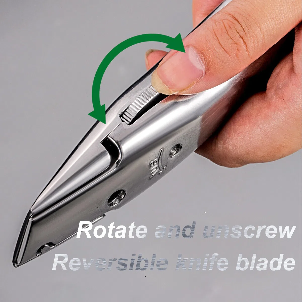 Coltelli per Tappeti, Coltello a Uncino, con Lame di Ricambio e Coperture Protettive in Plastica, Multiuso Coltello per Tappeti