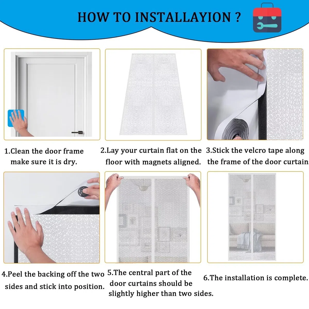 Tenda Isolante Magnetica 70x210cm, EVA Trasparente Protezione dal Freddo Tenda per Porta Inverno Termico Impermeabile Antivento Chiusura Automatica Tenda per Balcone Bagno Porta Soggiorno