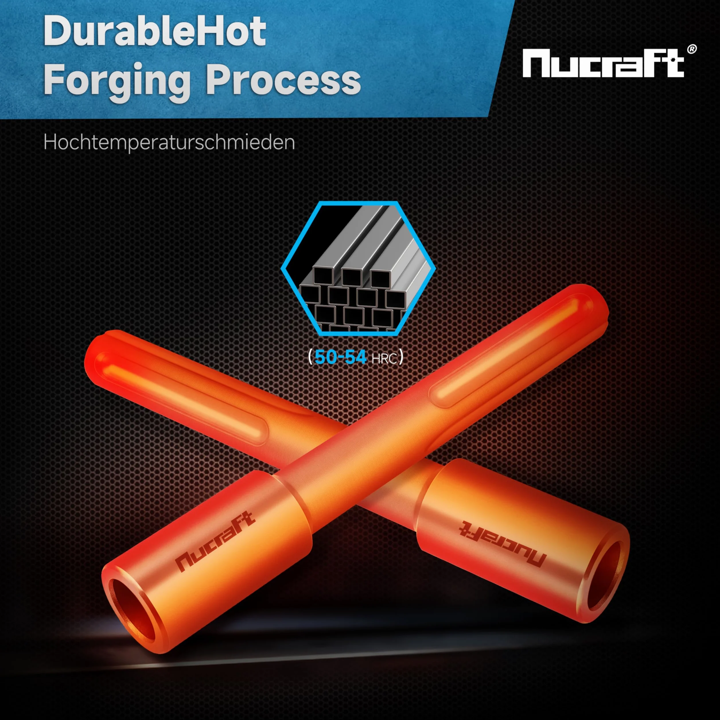 Nucraft Driver per chiodi a terra professionali SDS-MAX Trapano chiodo per inserimento di terriccio di terra 162x 28 mmØ20.5mm