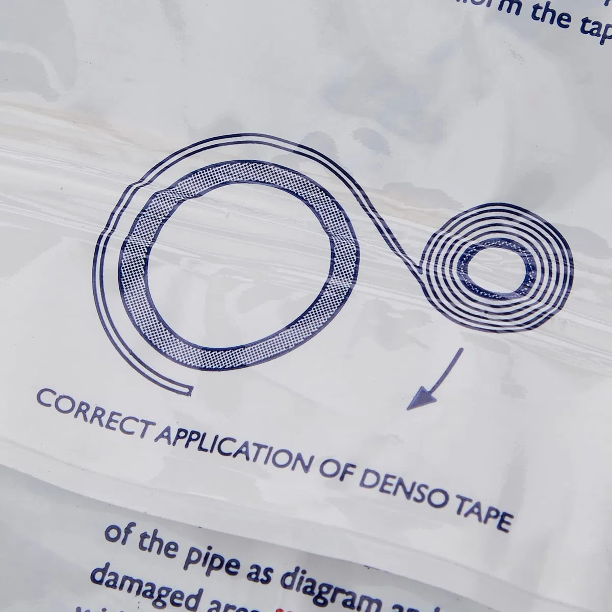 Denso Tape - Rotolo di protezione per tubi, 50 mm x 10 m, materiale sintetico resistente