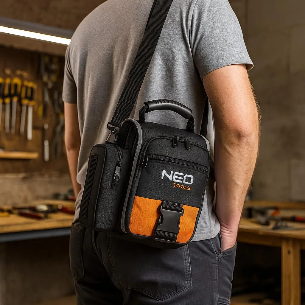 NEO TOOLS 84-315 Borsa attrezzi nero arancione