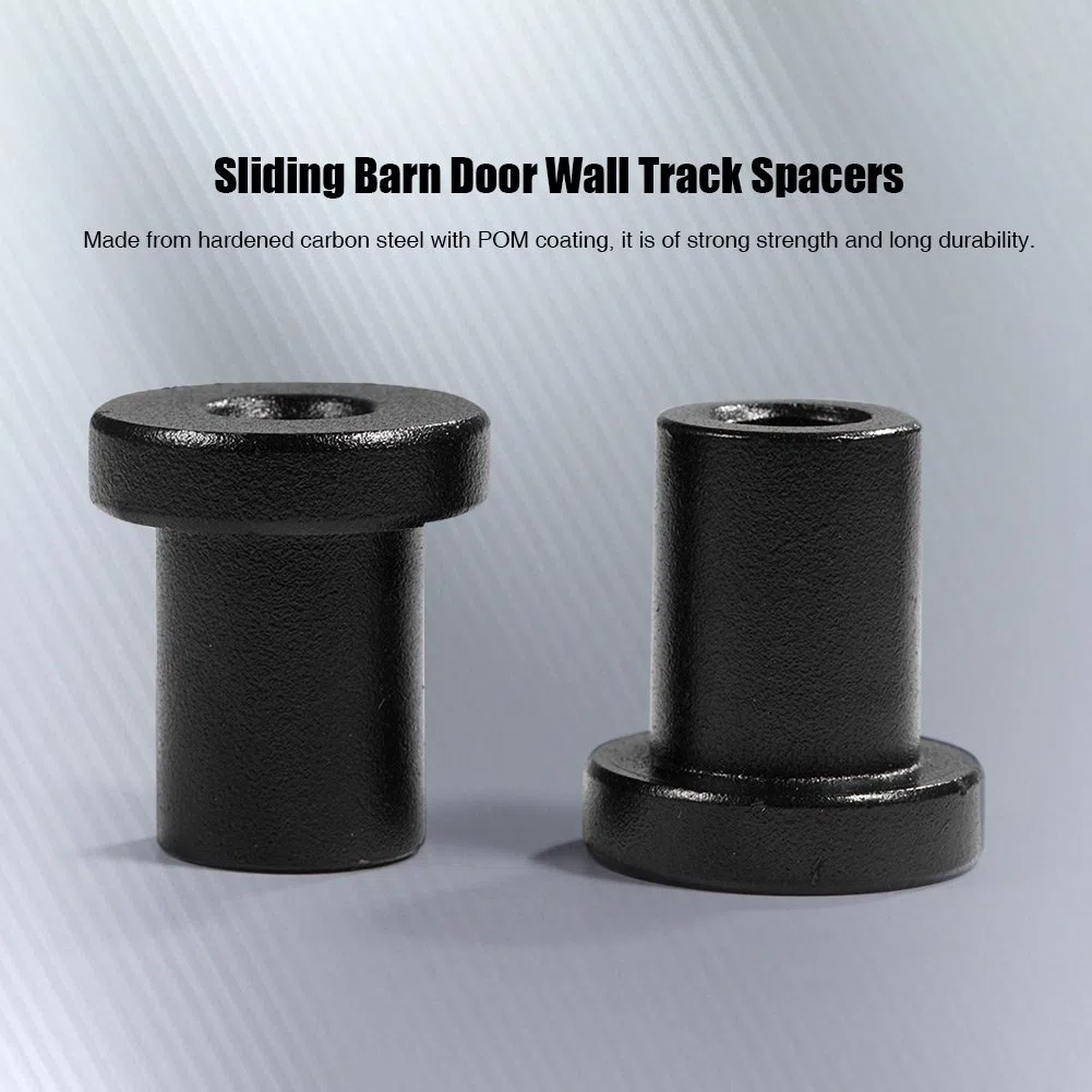 4 Pz Distanziali Pista Parete Scorrevole Barn Door Hardware Rotolamento Roller Assemblies Dispositivo di Collegamento Connettore In Acciaio Al Carbonio Pista Distanzi