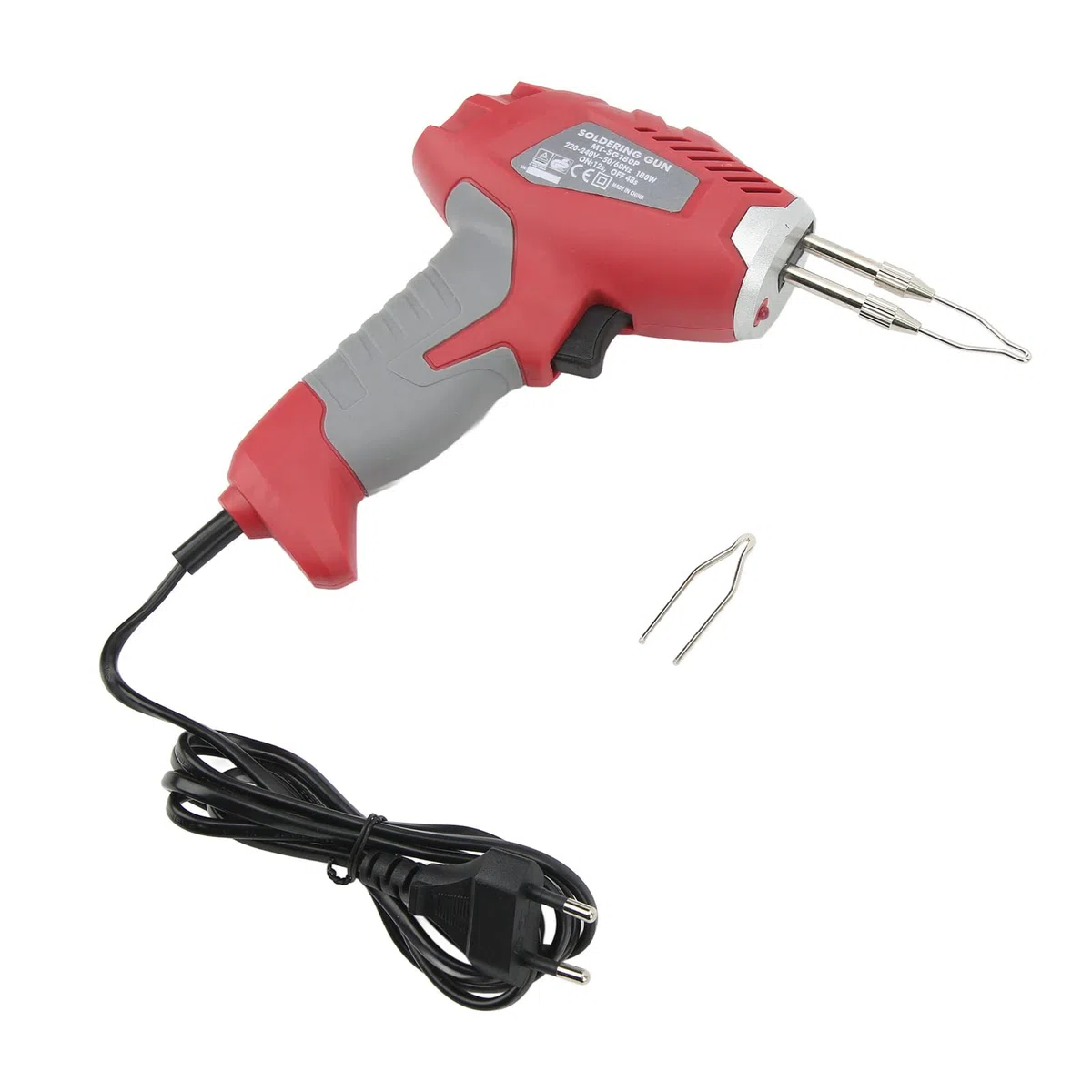 Kit di Armi Saldatura, Potente Riscaldamento Rapido 180 W, Manico della Luce a LED, Progettazione del Foro di Raffreddamento, Ampia Applicazione, Portatile, con Pompa