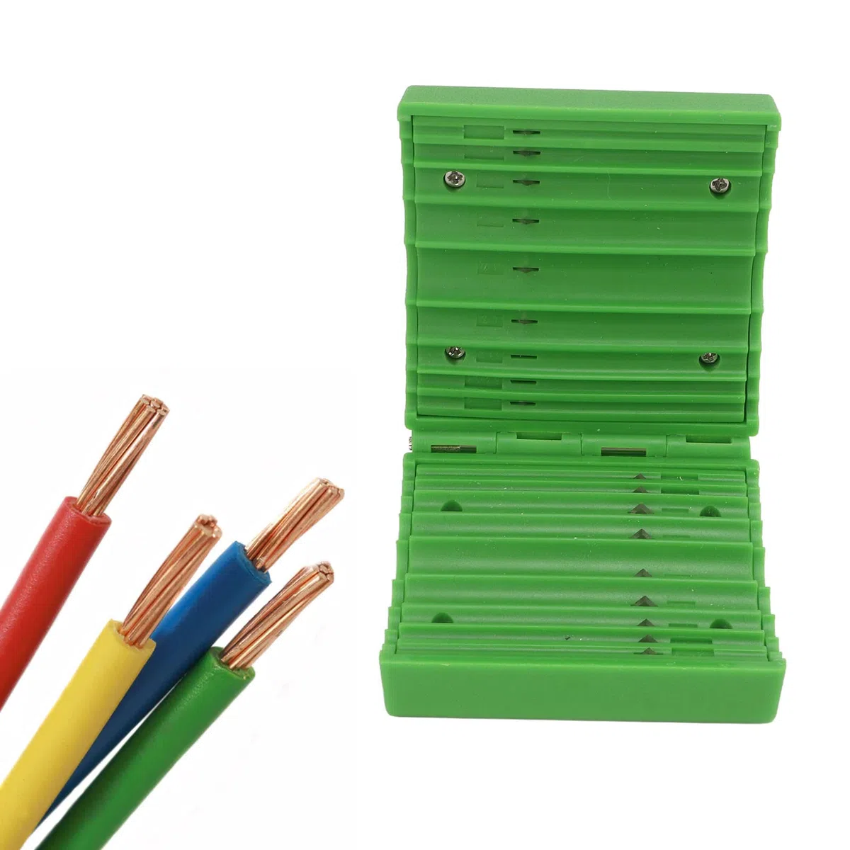 Spelafili per Cavi in Fibra Ottica, Materiale ABS e Lega, Diametro Spelatura 1,5-11mm, Verde, Multifunzione