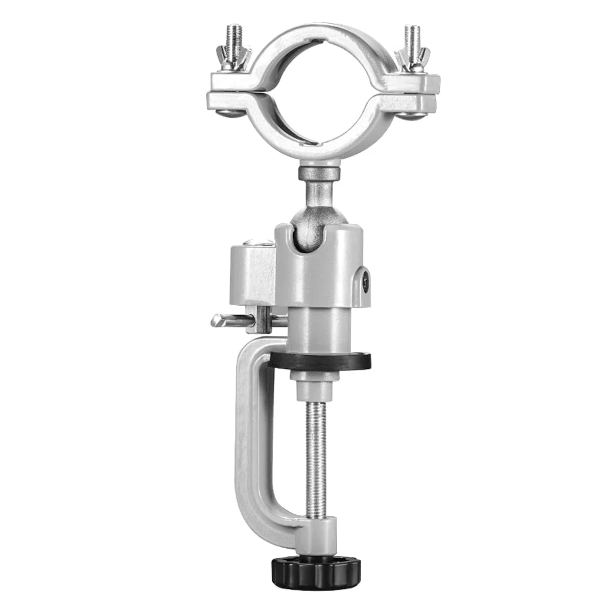Qury Supporto universale per trapano elettrico in lega di alluminio Supporto per morsetto Accessori per utensili elettrici Morsetti da banco