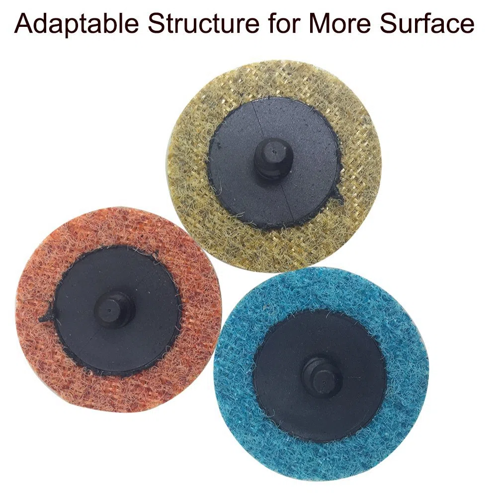 30 pezzi dischi abrasivi dischi cambio rapido set, fine/media/grossa, 5,1 cm/50 mm, con 2 pezzi 1/10,2 cm, superficie del gambo, Afunta condizionata dischi per preparazione di superfici striscia