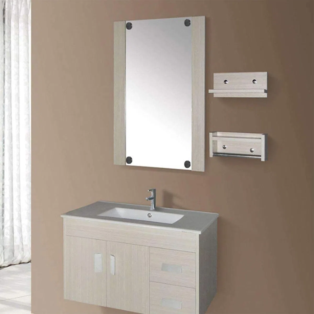 INCREWAY Viti a specchio nere 32 set da 16 mm in acciaio inox 304 spesso chiodi a specchio con tappi decorativi