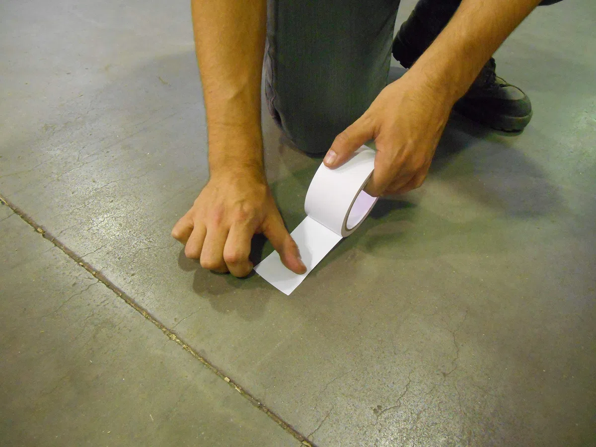 Tarifold - Nastro adesivo per pavimenti, segnaletica di sicurezza, colore: bianco, rotolo 50 mm x 33 m, 50 mm x 33 m