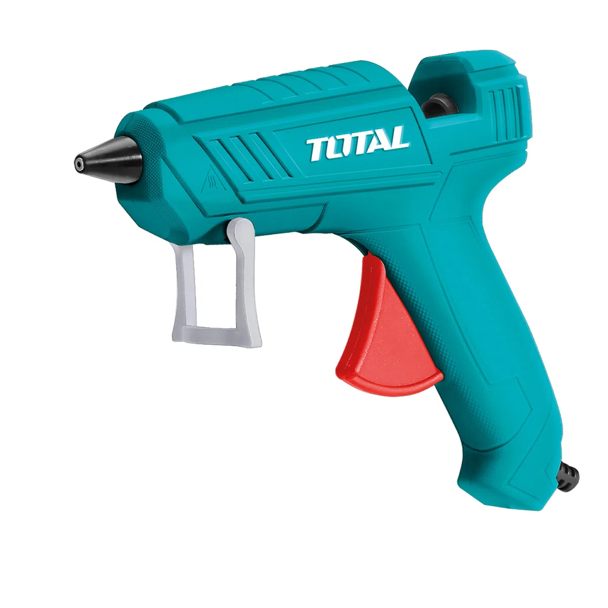 TOTAL - Pistola per colla a cavo con potenza da 100 W - Riscaldamento rapido - Diametro 11,2 mm - Ideale per falegnameria e artigianato - Include 2 bastoncini di colla