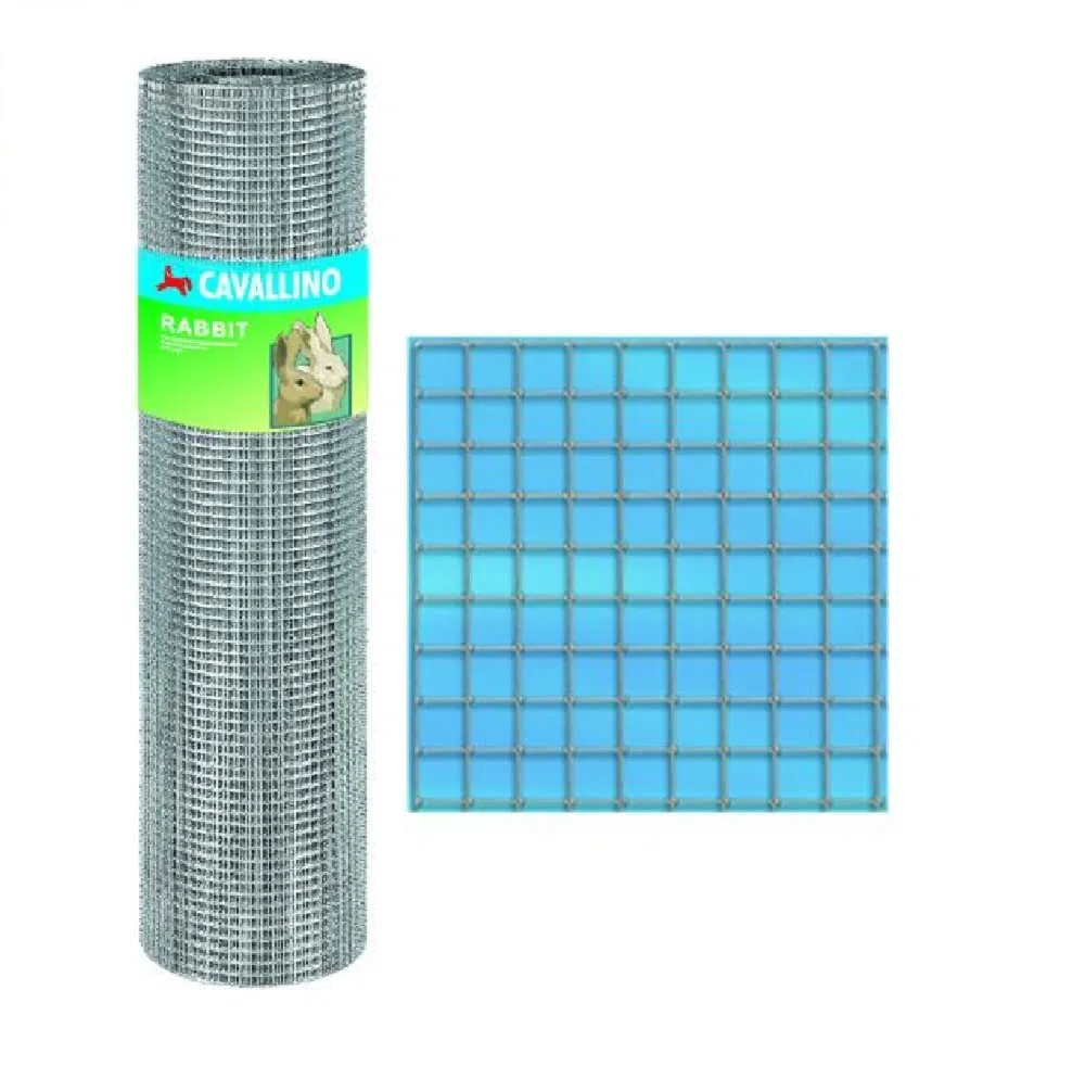 Blinky 66807 Rete Rabbit Zincata, 12.7 x 12.7, Filo 0.9, 5 mt, 100 cm