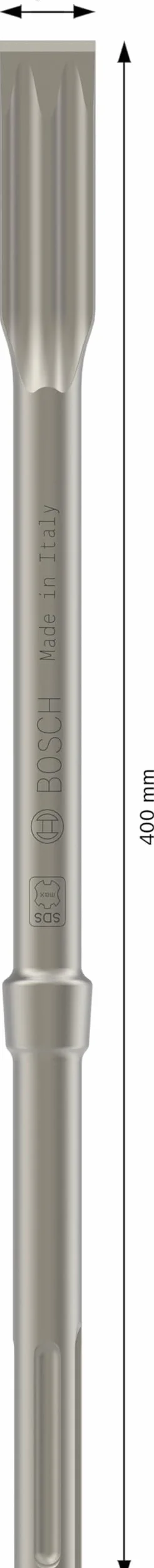 Bosch Professional SDS-Max RTec Sharp Scalpello Piatto, Nero, 400 mm