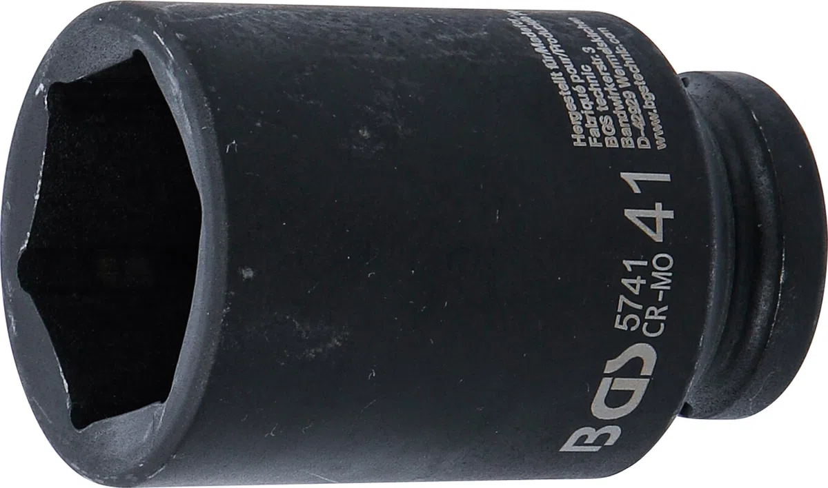 BGS 5741 | Bussola esagonale, profonda | 20 mm (3/4") | 41 mm