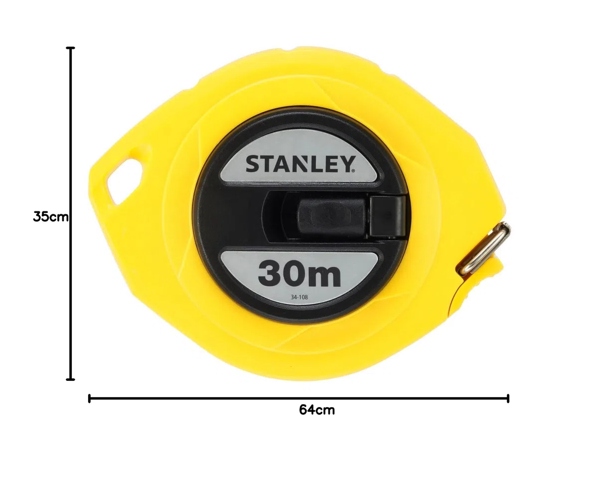 STANLEY 0-34-108 Rotella Metrica, Natro in Acciaio, 30 m