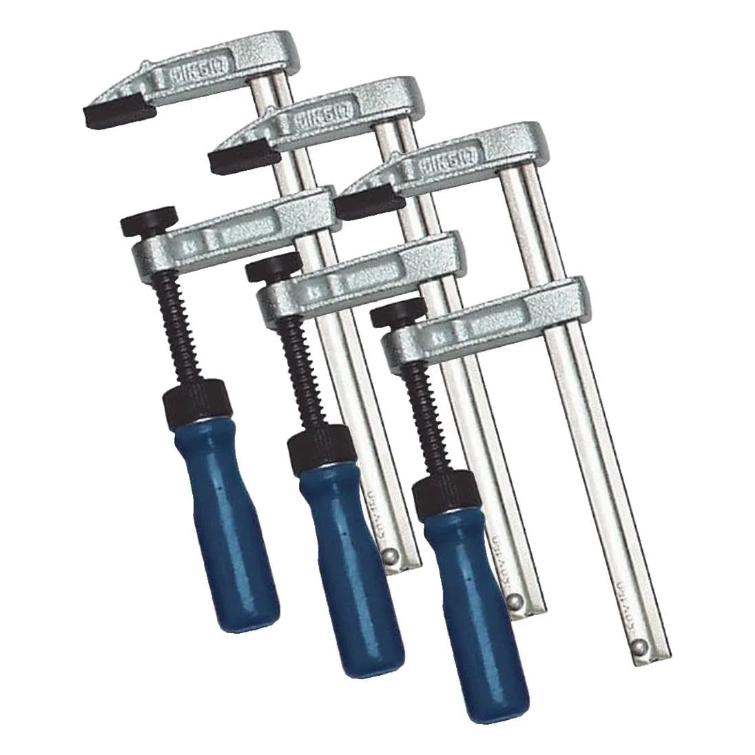 Mannesmann M90400 – Morsetto a vite, 50 x 150 mm, DIN 5117 (Confezione da 3)