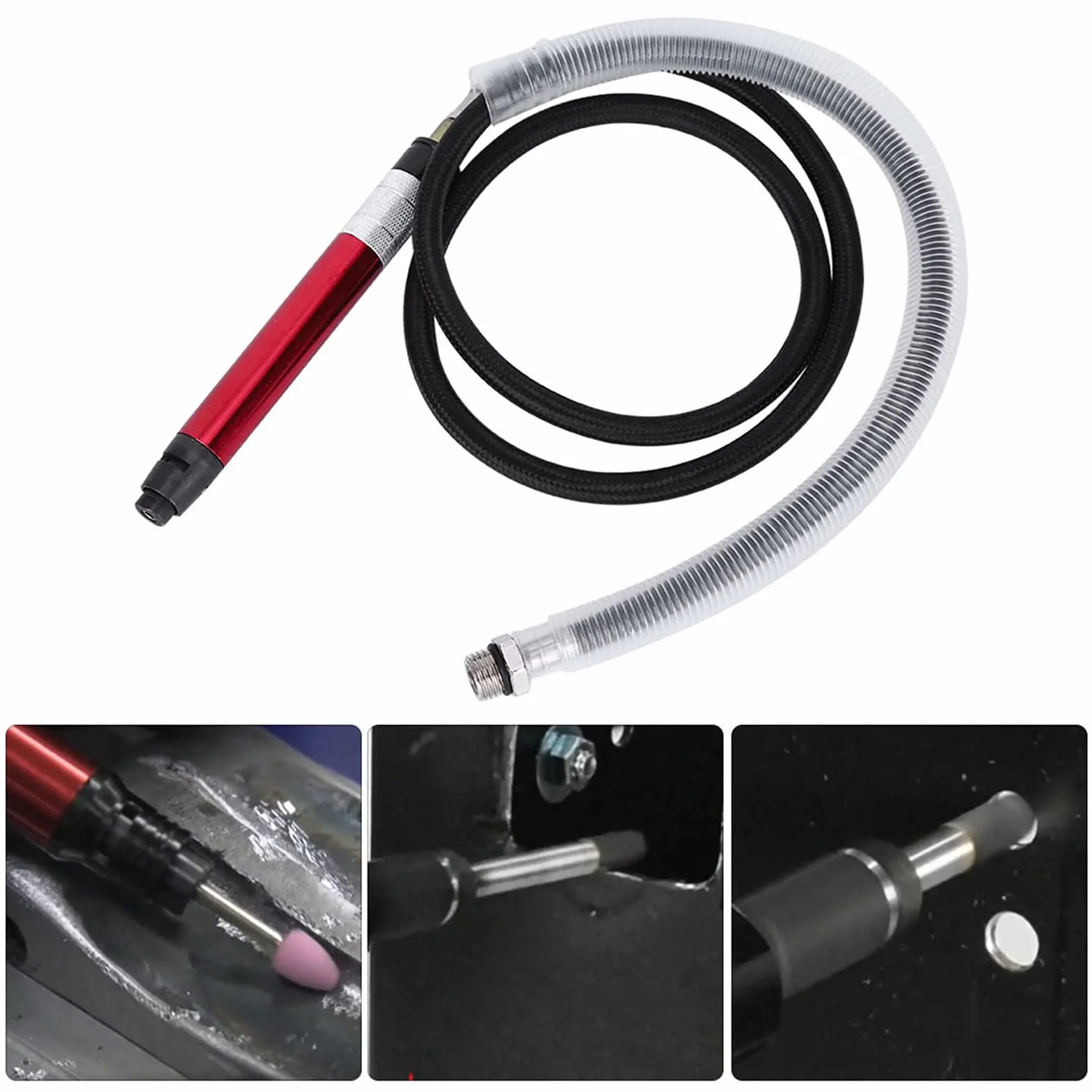 Kit Smerigliatrice Pneumatica Matita 58000-65000 Giri/min Utensile Lavoro per Lavorazioni Fine Officina