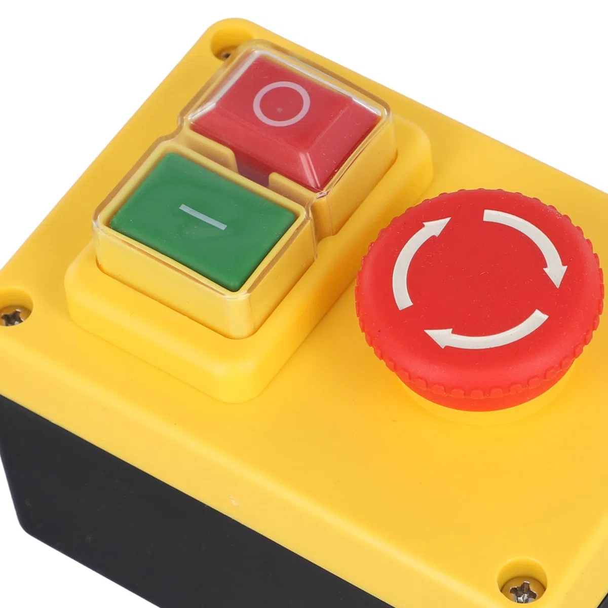 ZYWUOY Interruttore elettromagnetico a pulsante 16A 250V Pulsante Interruttore Macchina per seghe da banco e macchine da officina Motor StopStart Pulsante Utilizzato in Macchinari/Attrezzatura