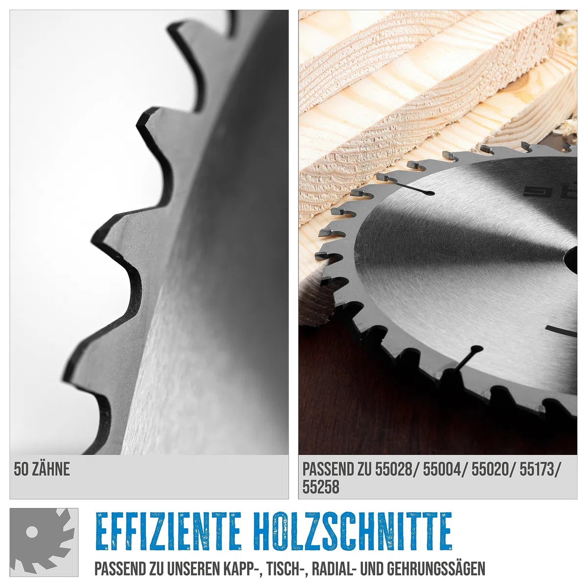 Güde Carbide lama con 50 denti 250x20mm