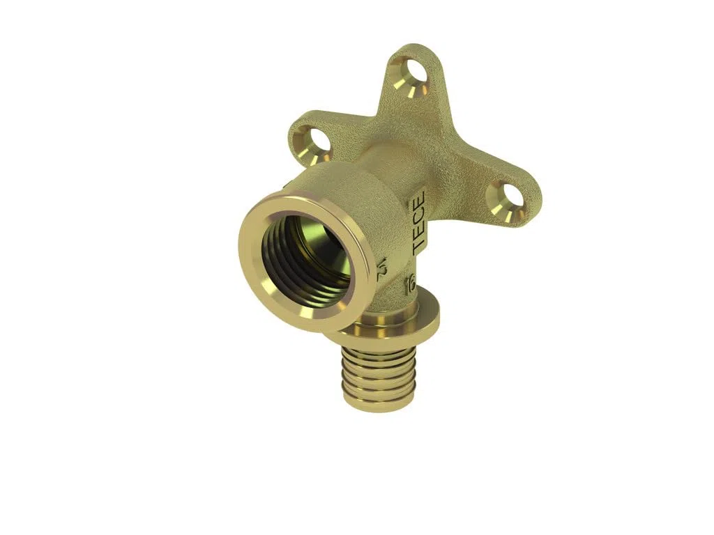 TECE Disco da parete 16 x 1/2" GW 768516 in ottone