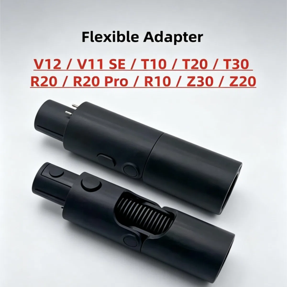 Adattatore flessibile originale di ricambio compatibile con pezzi for aspirapolvere senza fili Dreame T30/V12/V11SE/T10/T20/R20/R20 Pro/R10 Pro/Z30/Z20