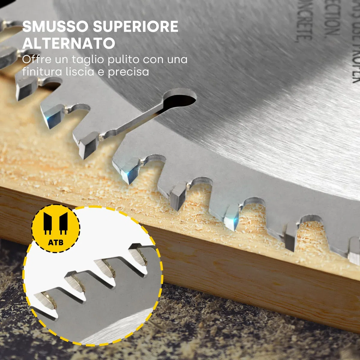 Enventor 3PCS Lama Sega Circolare per Legno 24T/40T/60T, 185mm x 20mm, Punta in Carburo di Tungsteno, Lama Sega Circolare per il Taglio del Legno, Compatibile con Enventor Seghe Circolari