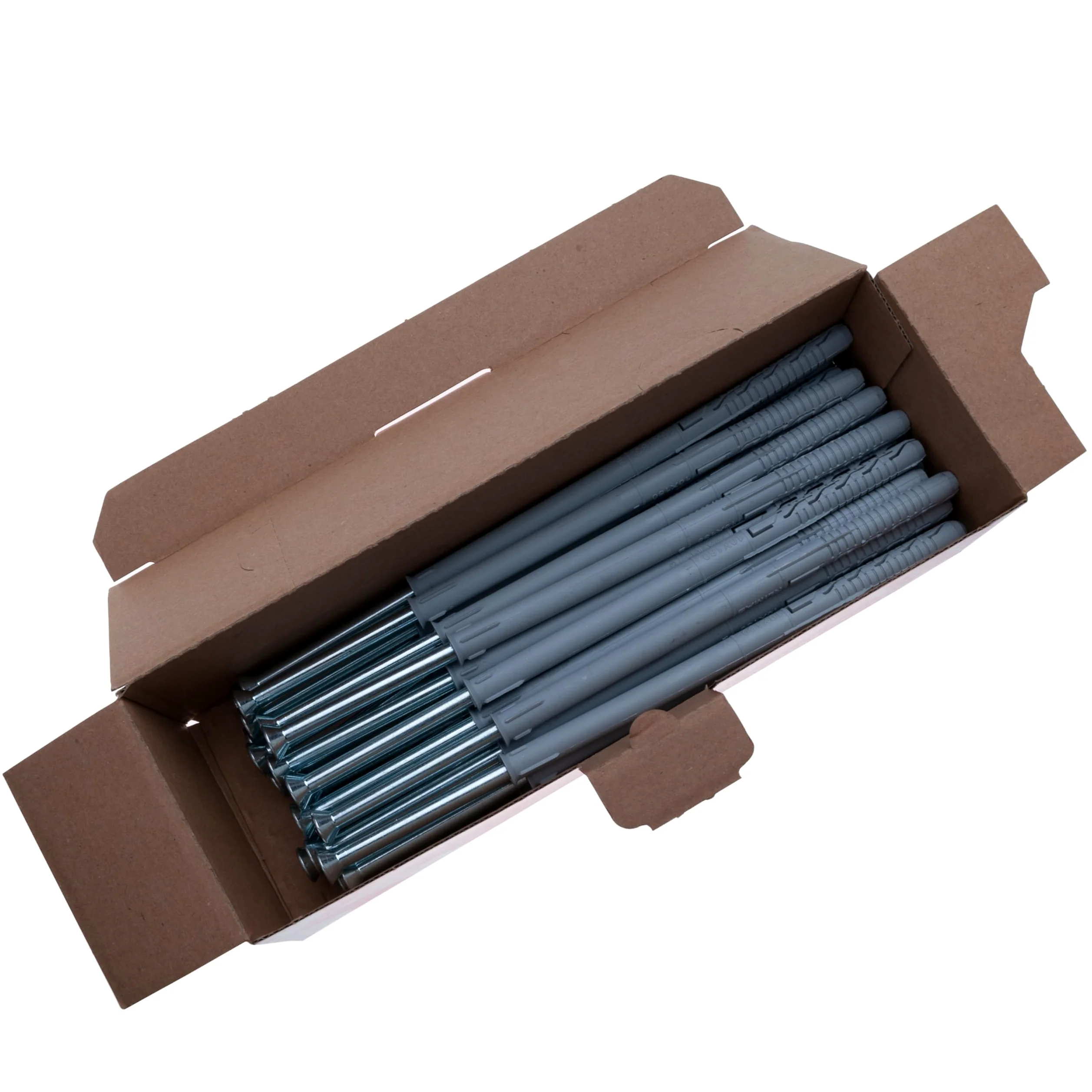 7 x 205 mm Viti Torx TX40 a Testa Svasata con Tasselli in Nylon 10 x 200 mm, Kit Fissaggio Telai Pesanti, Tasselli ad Espansione TX per Muratura, Finestre, Facciate, Legno (25 pezzi)