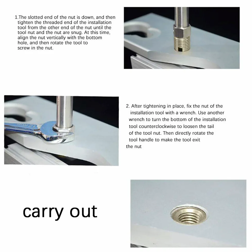 60 Pezzi Inserti Filettati M3 M4 M5 M6 M8 M10 M12,Set Inserto Filettato Autofilettante in Acciaio al Carbonio,Filettatura Rinforza Strumento di Riparazione
