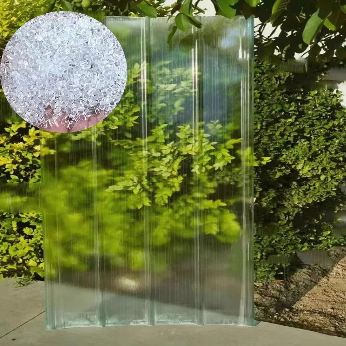 Lamiere Grecate Protezione Uv,Pannelli da Tetto Autopulente Silenziosa,Lamiere per Coperture in FRP Spessi 1 Mm,Lastre di Ricambio Trasparente (Larghezza x Lunghezza) (0.9x1.6m/35x63in)