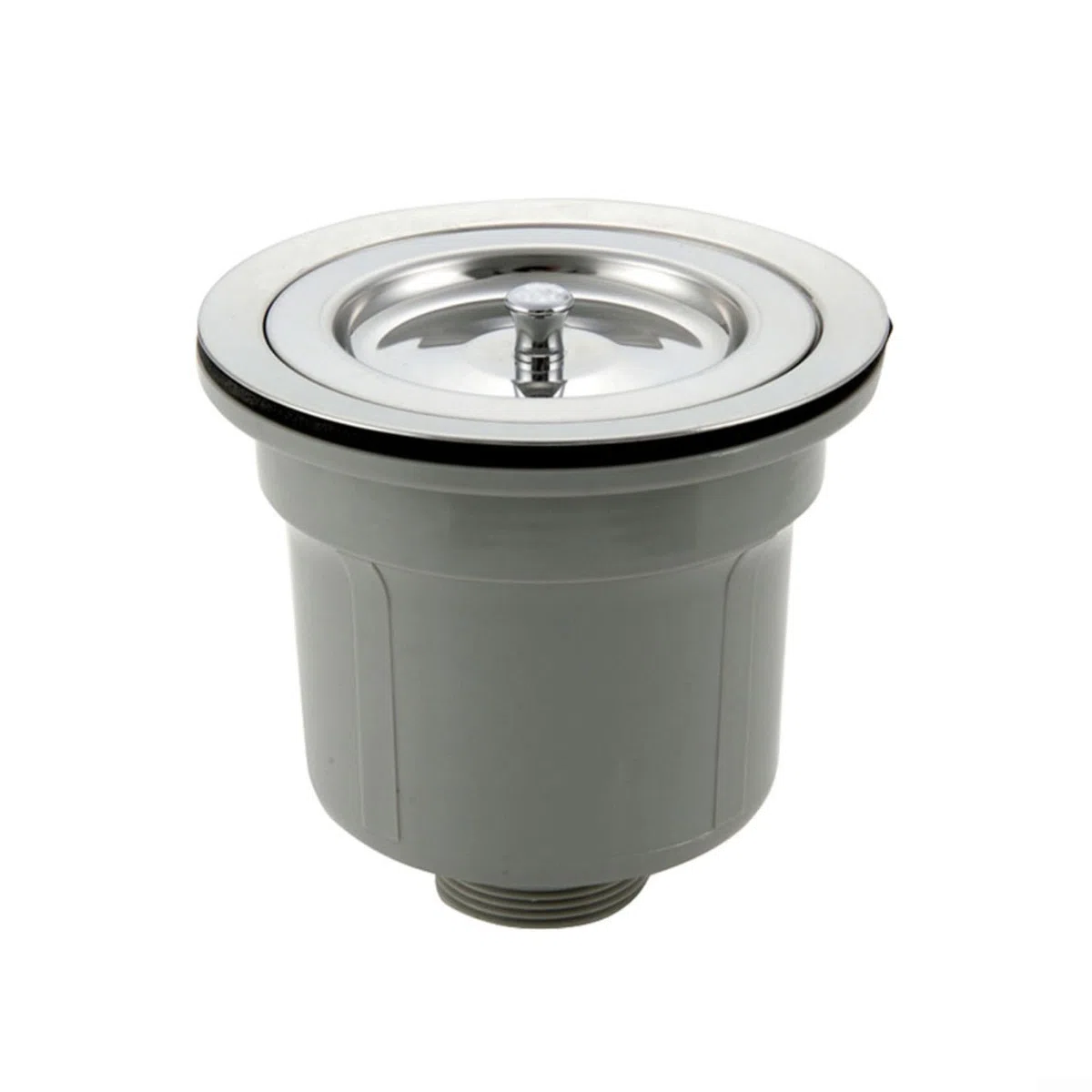Filtro per lavello da cucina, 140 mm, in acciaio inox, kit completo di drenaggio per lavabo