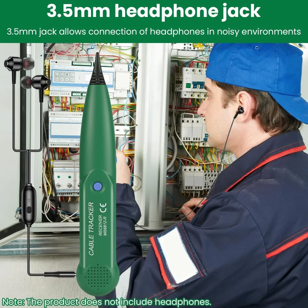 Flintronic Tester per cavi di rete, Localizzatore di fili LAN, Tracciatore toner multifunzione, Tester linea telefonica, Trova tracciatore cavo per collazione, Controllo di continuità