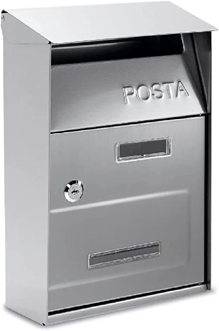 kippen 10005HS - Cassetta Postale Modello Next, Colore Grigio. Misure: 320x220x100 mm
