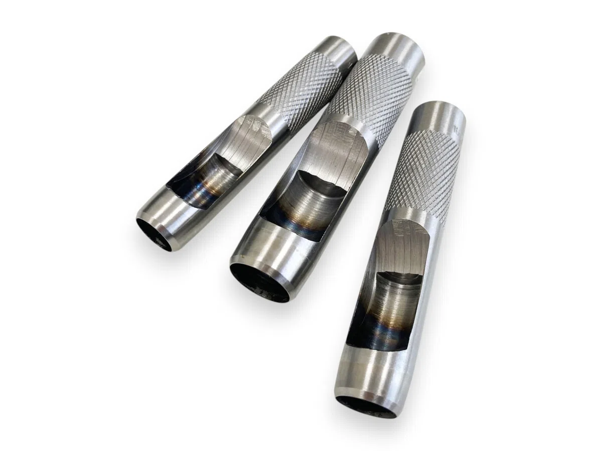 Toolzone PN104 3 – 19 mm Fustelle per fori circolari, per pelle/gomma/cartone/guarnizioni/plastica/carta – colore nero (12 pezzi)