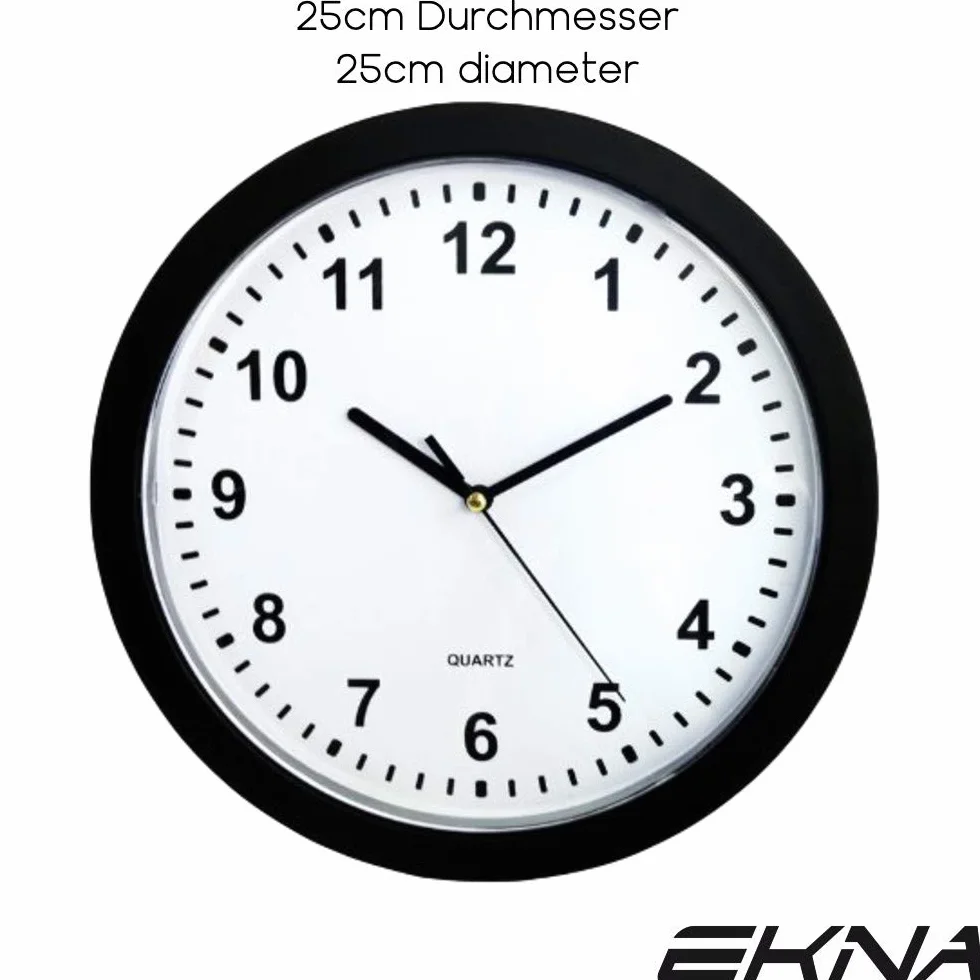 EKNA nascondiglio per oggetti di valore, orologio a parete funzionante, cassaforte, per denaro, gioielli, orologi, chiavi e molto altro ancora
